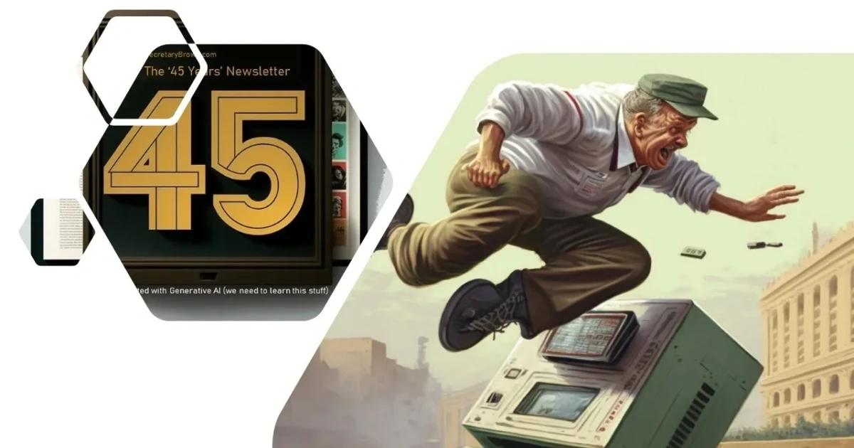 '45 Years' Newsletter - Technology Leapfrogging image