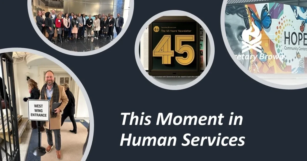'45 Years' Newsletter | This Moment in Human Services image