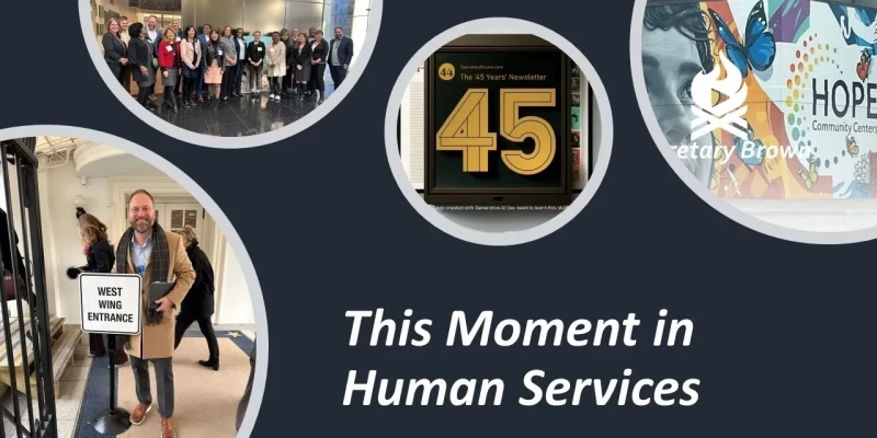 '45 Years' Newsletter | This Moment in Human Services image