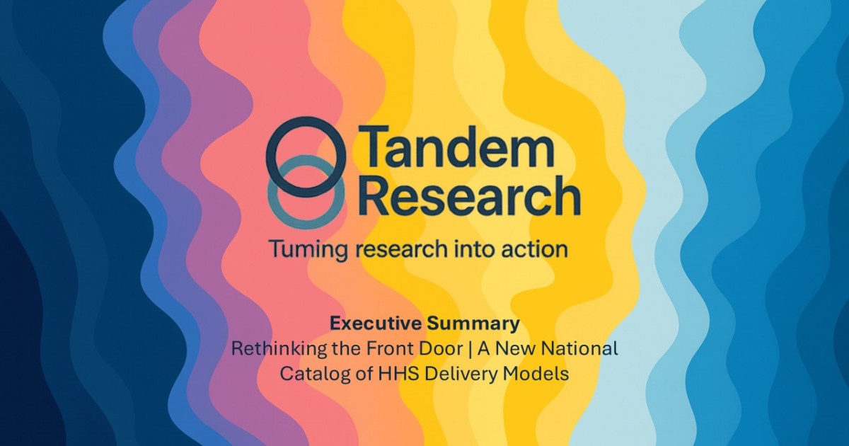 Rethinking the Front Door: A New National Catalog of HHS Delivery Models image